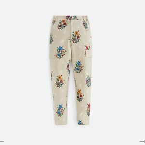 Kith girls floral embroidered cargo pants